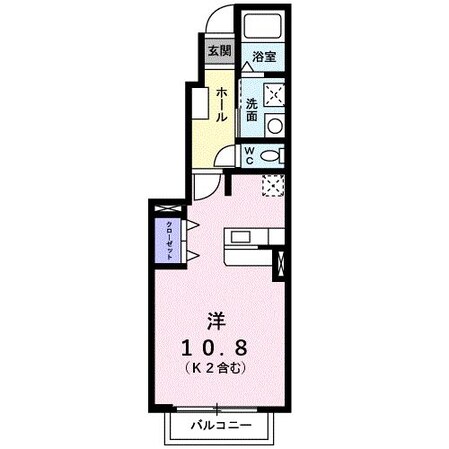 ライフコート東唐津Bの物件間取画像